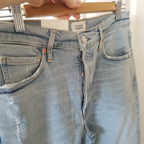 Citizens of Humanity Jolene High Waist Size 28 Ace High Wash Light Denim - Picture 5 of 8